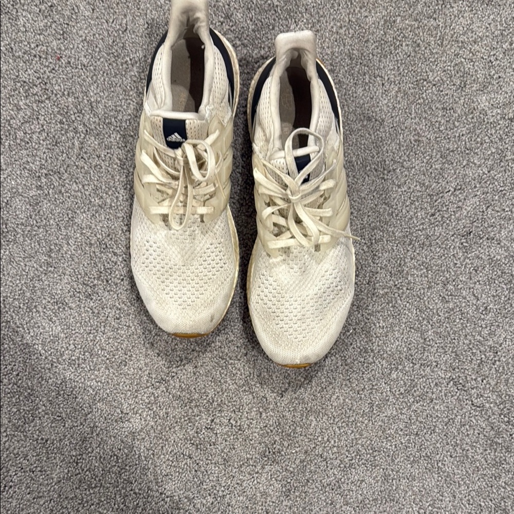 Adidas Beige Athletic Sneakers